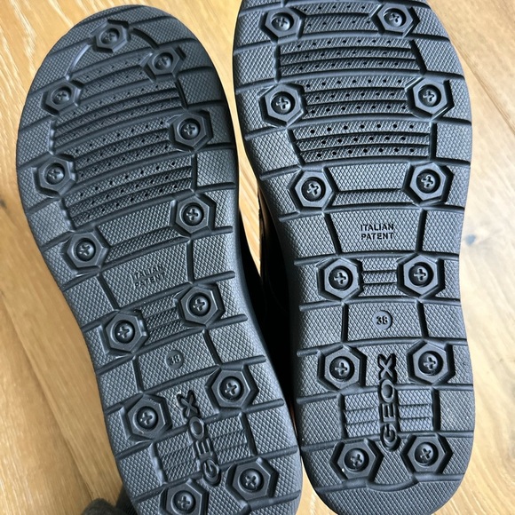 Kids Black Shoes with Velcro - Picture 6 of 7